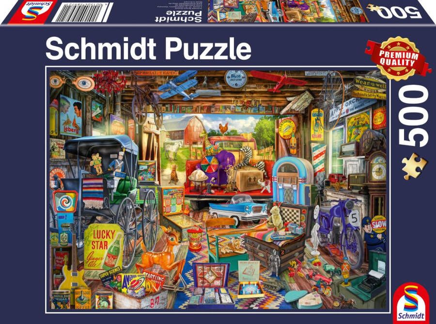 Schmidt Puzzel Garage Verkoop 500 stukjes