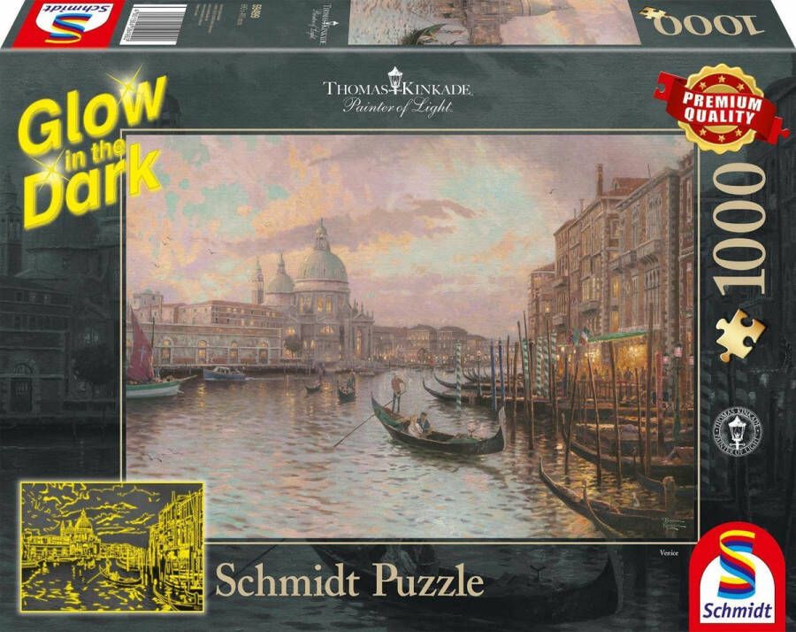 Fan Toys Schmidt Puzzle legpuzzel In de straten van Venetië 1000 stukjes