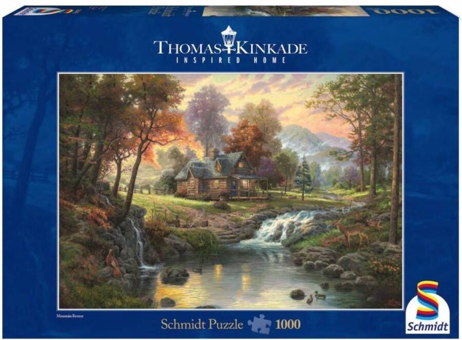 Schmidt legpuzzel Mountain Retreat karton 1000 stukjes