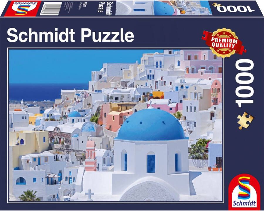 999 Games legpuzzel Santorini & Cyclades 37 3 x 27 2 cm 1000 stukjes