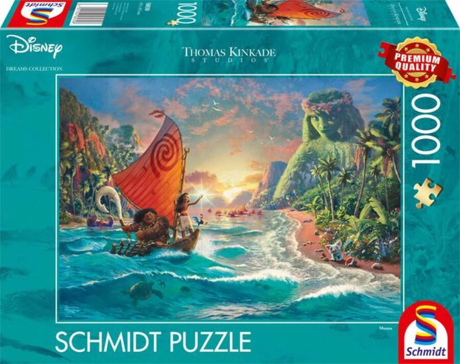 Coppens Schmidt puzzel Disney vaiana moana 1000 stukjes