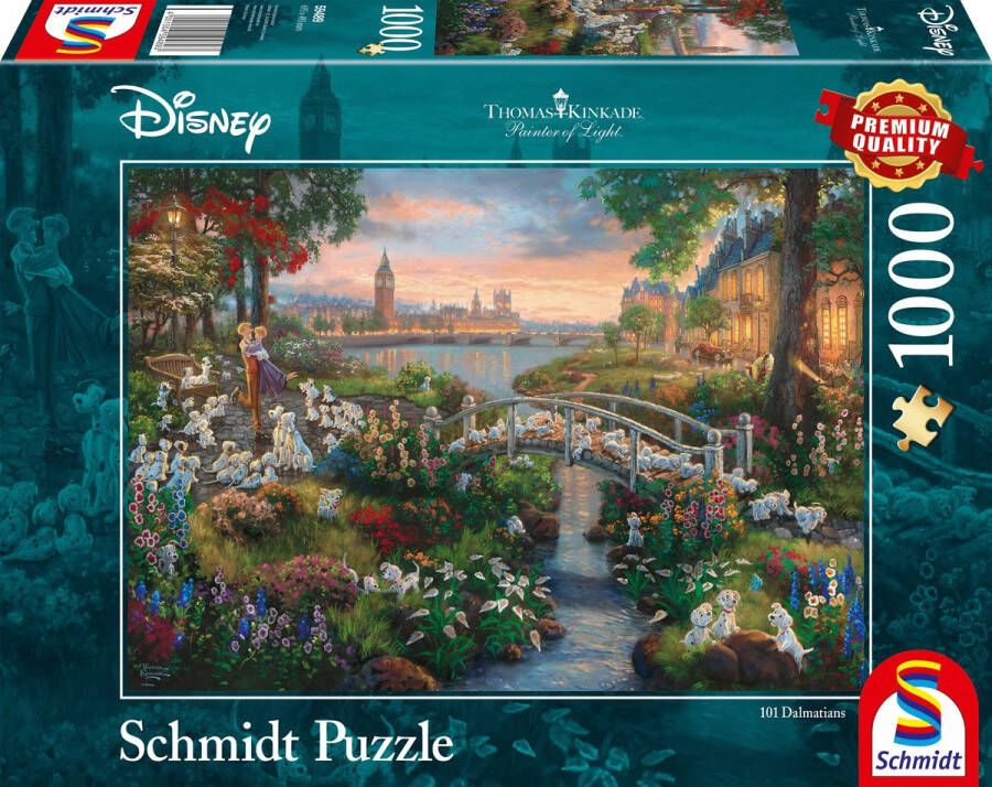 Schmidt Puzzle Legpuzzel Disney 101 Dalmatiërs Karton 1000 Stukjes