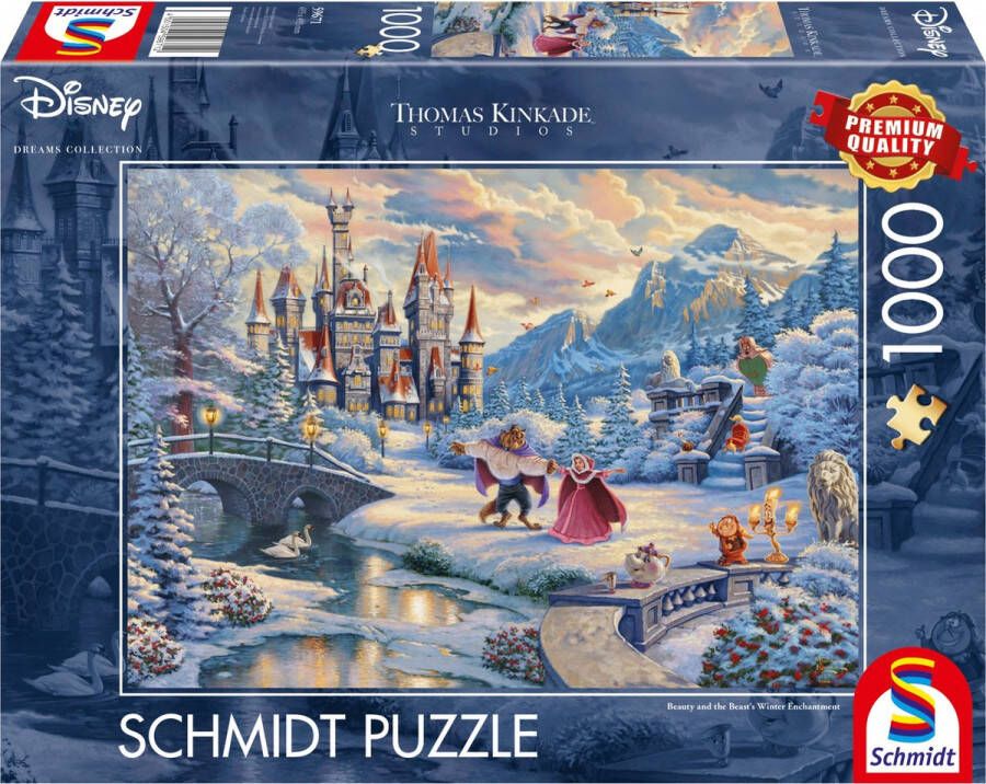 SpellenRijk Schmidt Puzzle legpuzzel Disney Belle en het Beest 1000 stukjes