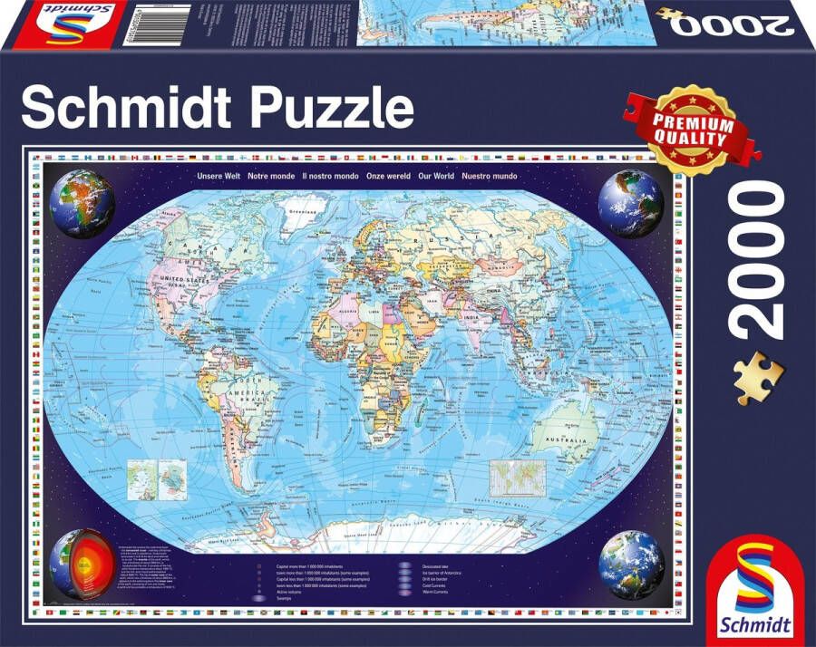 Schmidt Puzzle: Onze Wereld Legpuzzel