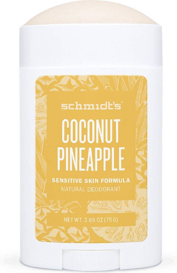 Schmidt 's Coconut + Pineapple Natural Sensitive Deodorant Stick 75 g