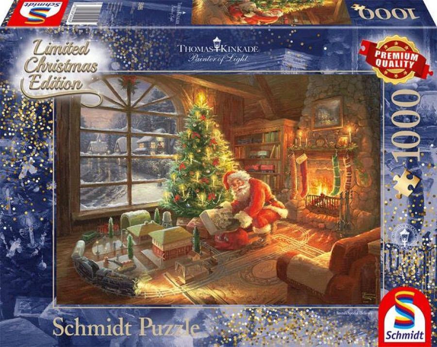 Schmidt Santa Claus is here Limited Edition 1000 stukjes Puzzel 12+