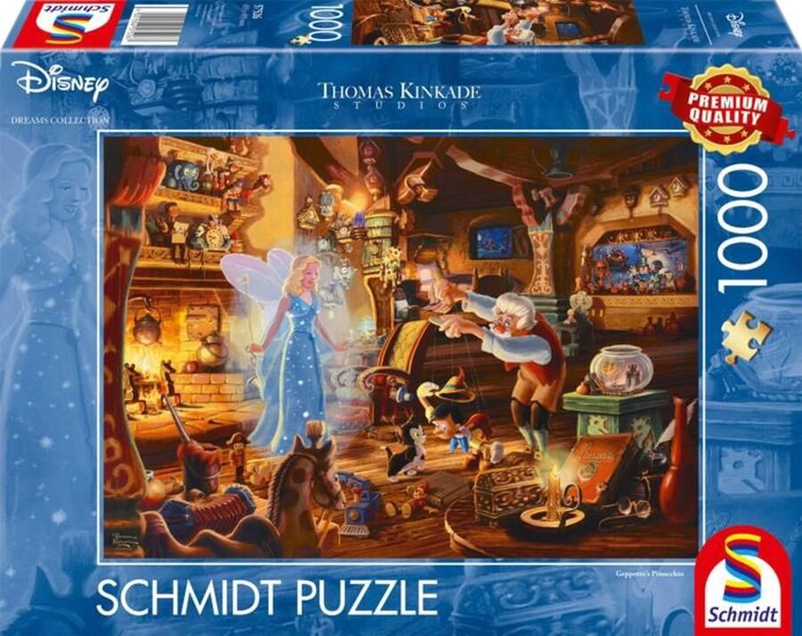 Schmidt Disney Geppettos Pinocchio 1000 stukjes