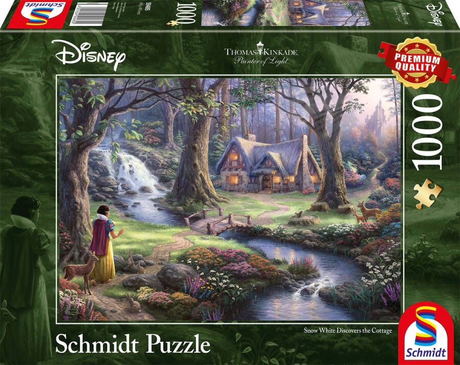 Schmidt Snow White Discovers the Cottage Puzzel (1000)