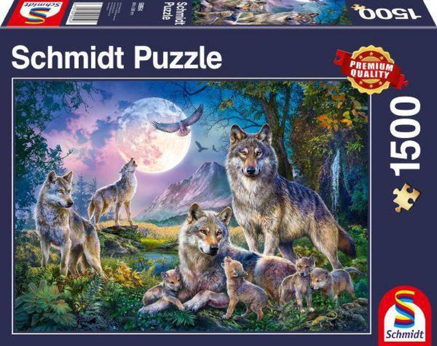 Schmidt Spiele 58954 puzzel Legpuzzel 1500 stuk(s) Dieren