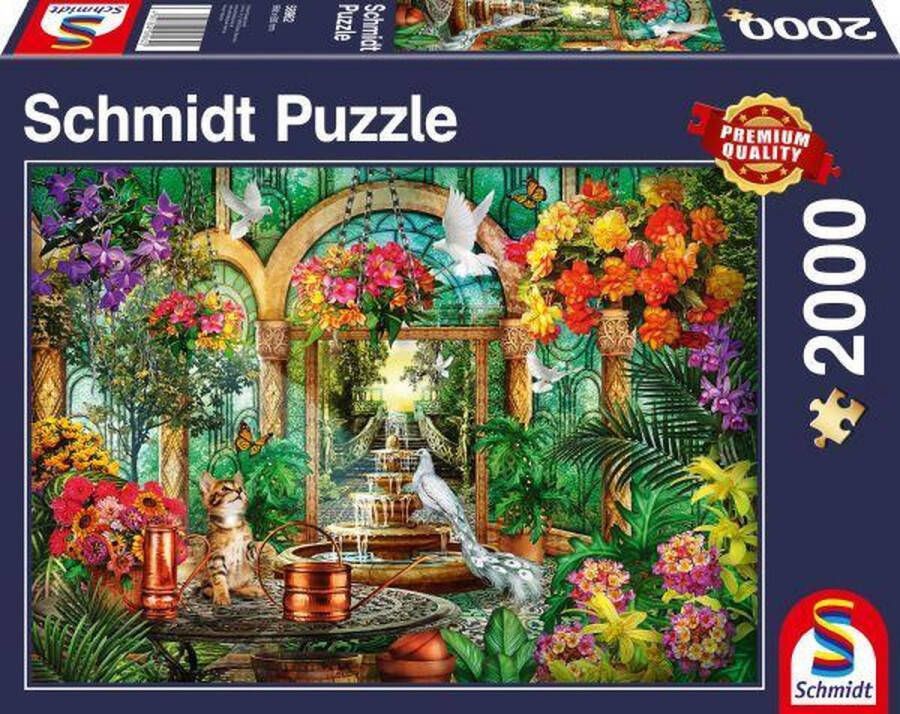 Schmidt Spiele 58962 puzzel Legpuzzel 2000 stuk(s) Flora & fauna