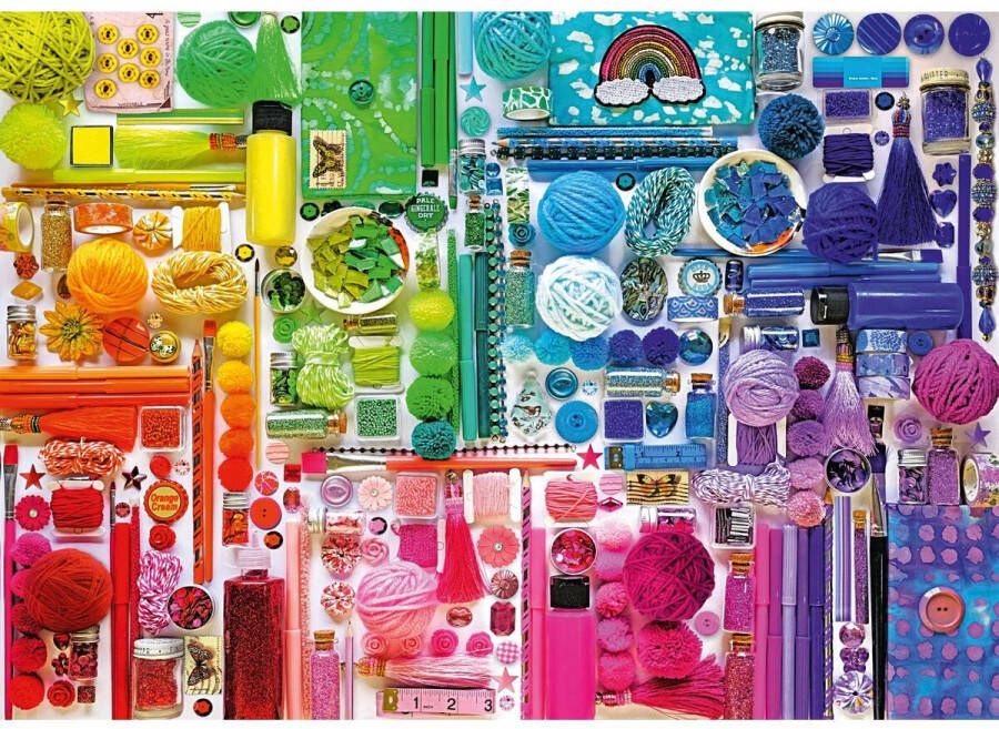 Schmidt Spiele Puzzel De kleuren van de regenboog 1000 stukjes