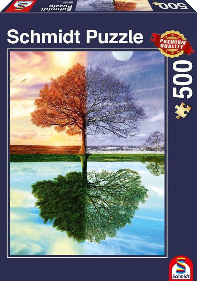 Schmidt Spiele The seasons tree Legpuzzel 500 stuk(s) Liggend