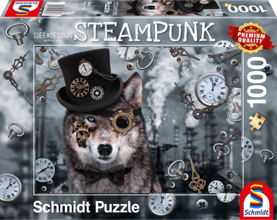 999 Games legpuzzel Steampunk Wolf 1000 stukjes