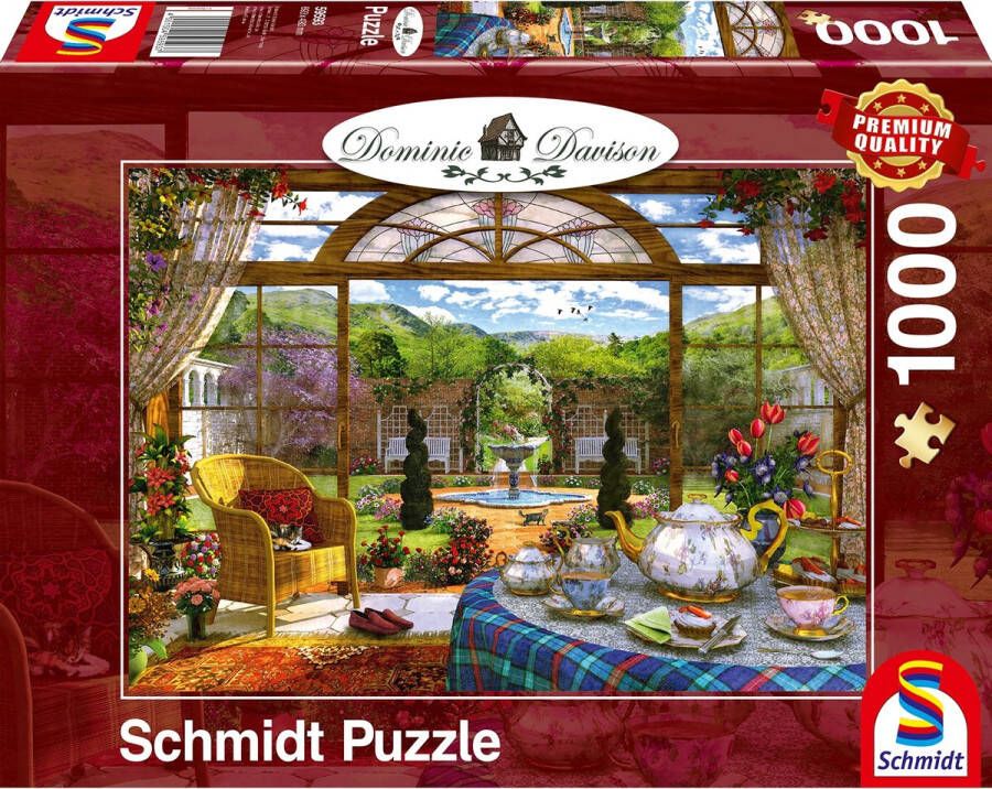 Schmidt Uitzicht vanuit de Serre 1000 stukjes Puzzel 12+