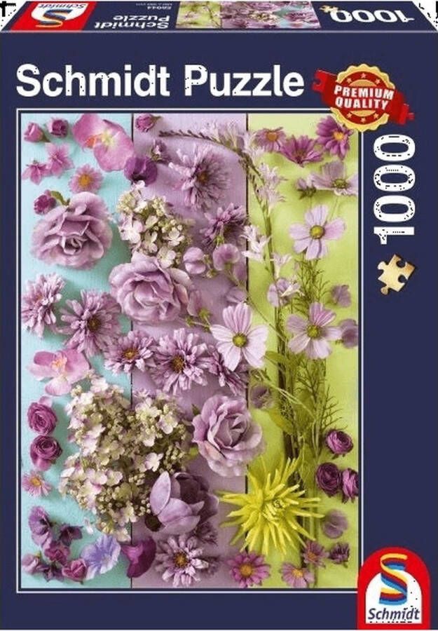 999 Games legpuzzel Violette Bloesems 37 3 x 27 2 cm 1000 stukjes