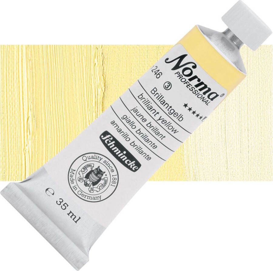 Schmincke Norma Professional Olieverf 35ml Brilliant Yellow (246)