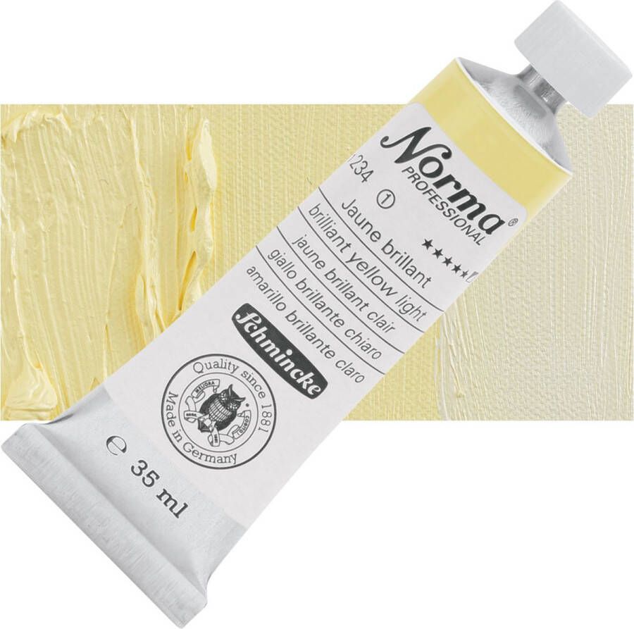 Schmincke Norma Professional Olieverf 35ml Brilliant Yellow Light (234)