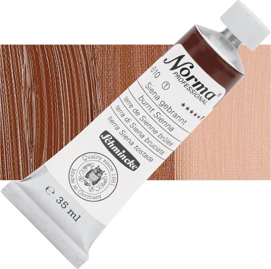 Schmincke Norma Professional Olieverf 35ml Burnt Sienna (610)