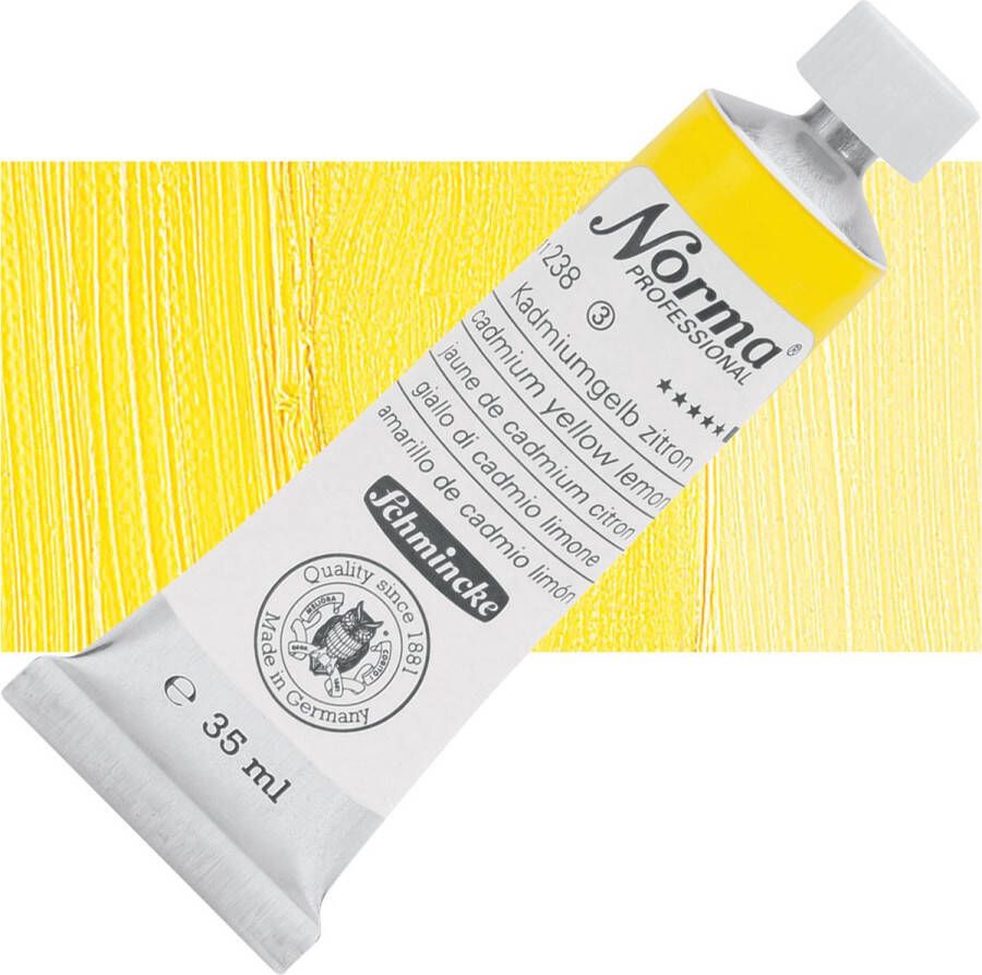 Schmincke Norma Professional Olieverf 35ml Cadmium Yellow Lemon (238)