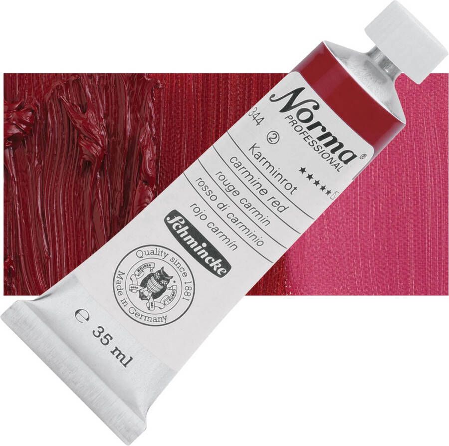 Schmincke Norma Professional Olieverf 35ml Carmine Red (344)