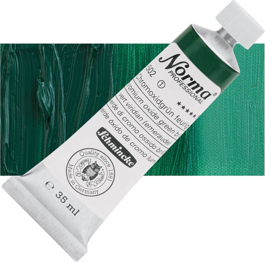 Schmincke Norma Professional Olieverf 35ml Chromium Oxide Green (502)