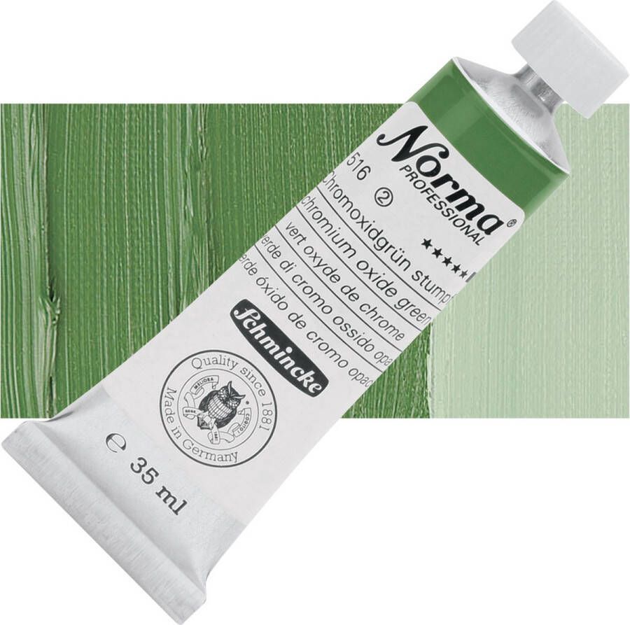 Schmincke Norma Professional Olieverf 35ml Chromium Oxide Green (516)