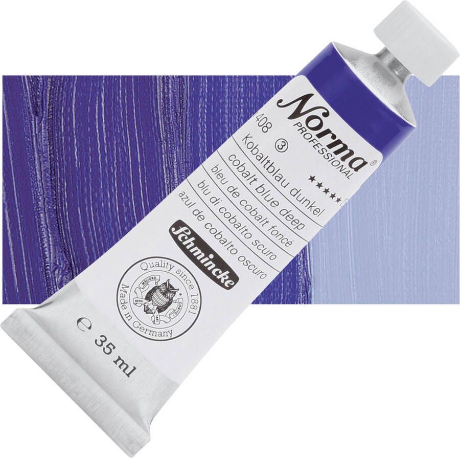 Schmincke Norma Professional Olieverf 35ml Cobalt Blue Deep (408)