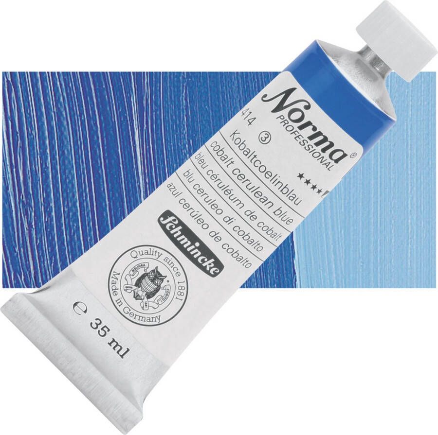 Schmincke Norma Professional Olieverf 35ml Cobalt Cerulean Blue (414)