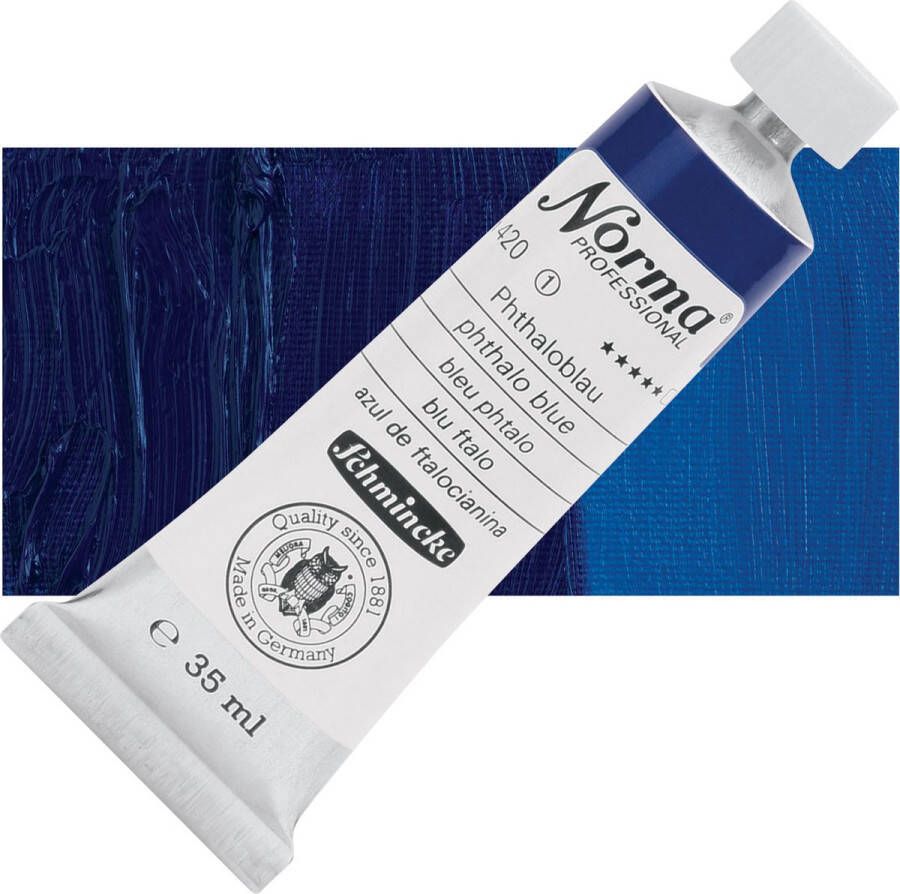 Schmincke Norma Professional Olieverf 35ml Phthalo Blue (420)