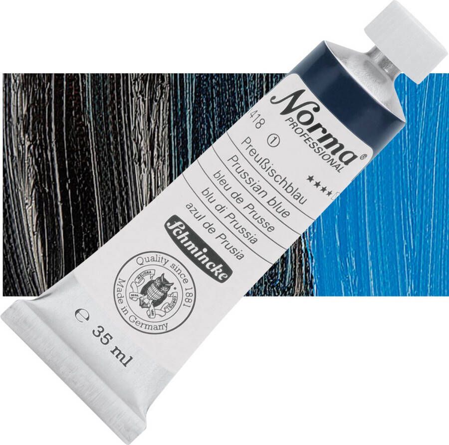 Schmincke Norma Professional Olieverf 35ml Prussian Blue (418)