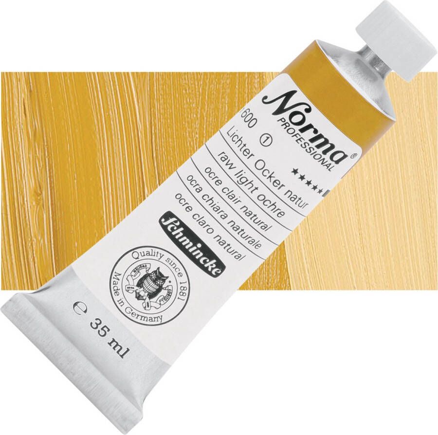 Schmincke Norma Professional Olieverf 35ml Raw Light Ochre (600)