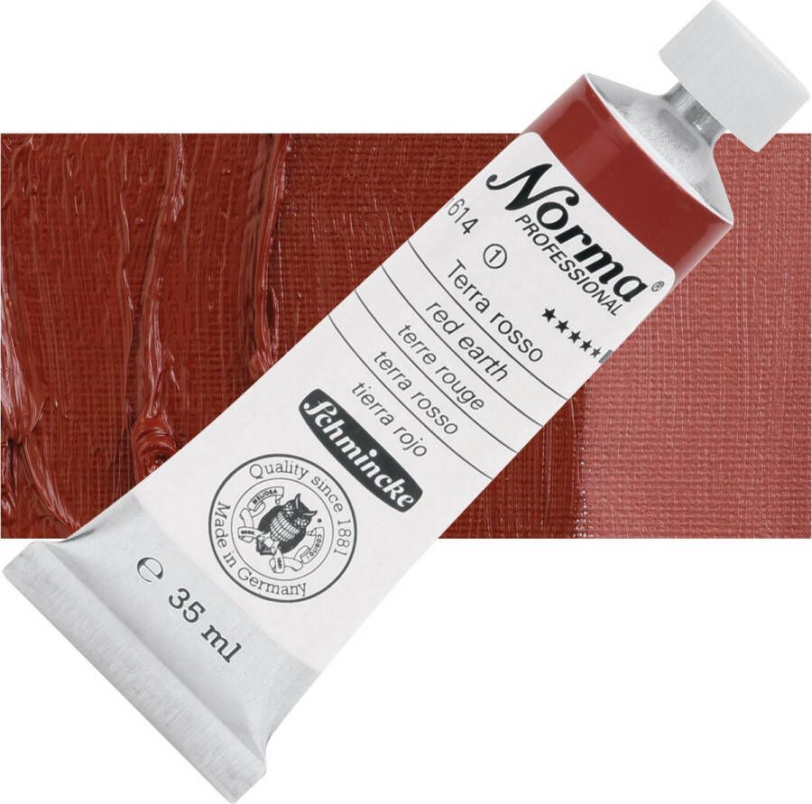 Schmincke Norma Professional Olieverf 35ml Red Earth (614)