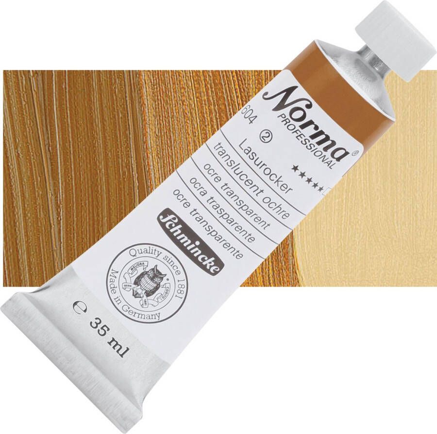 Schmincke Norma Professional Olieverf 35ml Transparent Ochre (604)