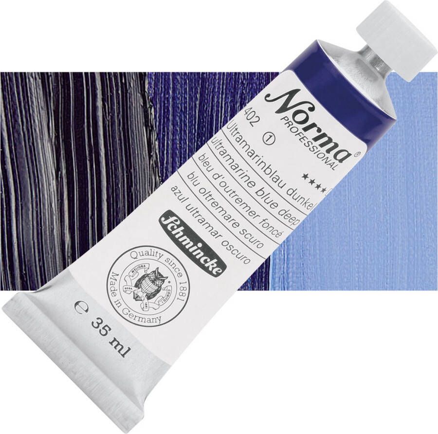 Schmincke Norma Professional Olieverf 35ml Ultramarine Blue Deep (402)