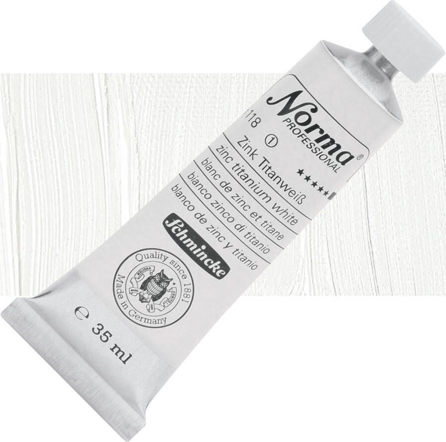 Schmincke Norma Professional Olieverf 35ml Zinc Titanium White (118)