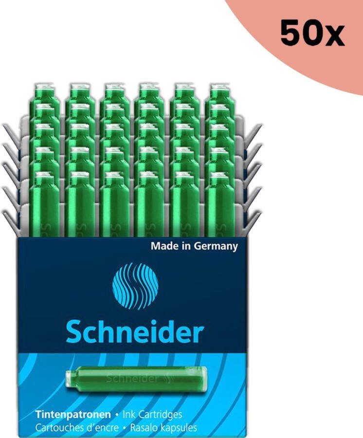 Schneider 25x Inktpatronen doos a 6 stuks groen