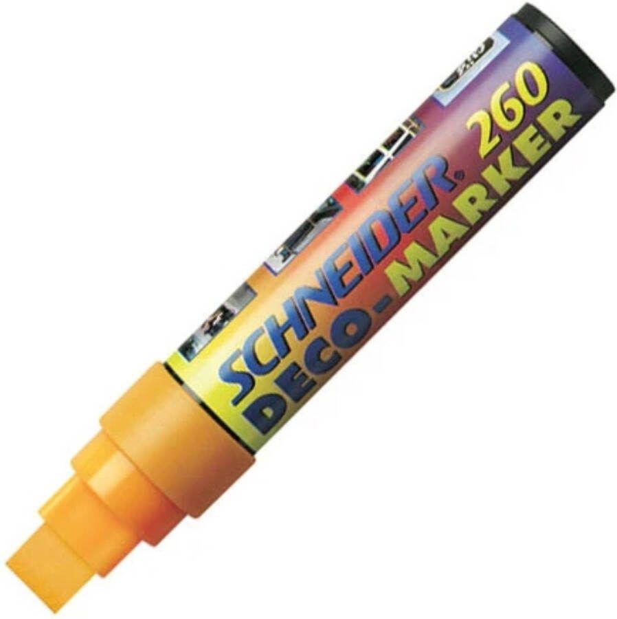 Schneider Deco-Marker Pen 260 Krijt Marker Pen BRUIN