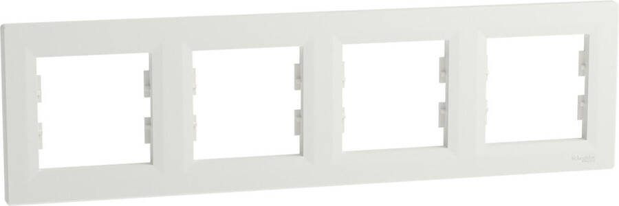 Schneider Electric Afdekraam 4V Horizontaal Wit Asfora EPH5800421D