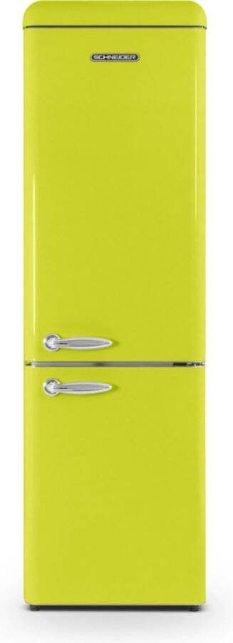 Schneider ​ koel-vriescombinatie Model SCCB250VRIO Vrijstaand 249 liter E Rio Groen