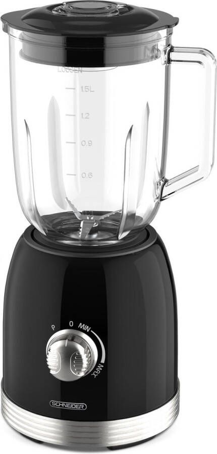 Schneider SCBL15 Retro Blender 1 5 Liter Inhoud Lichtblauw