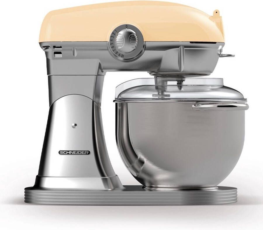 Schneider SCFP57 C Retro Keukenmachine Creme