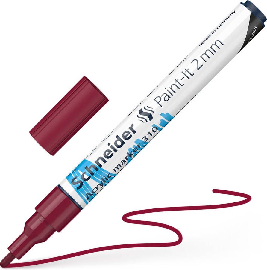 Schneider Schrijfwaren Schneider acrylmarker Paint-it 310 2mm bordeaux S-120161