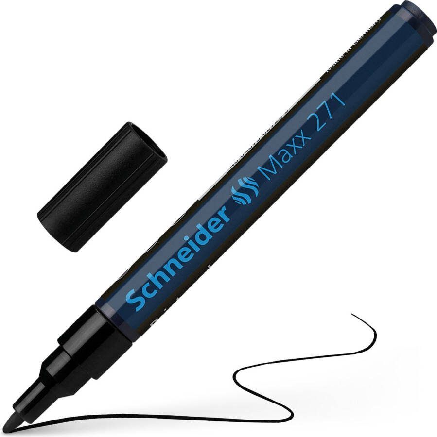 Schneider Schrijfwaren Schneider lakmarker Maxx 271 1-2 mm zwart S-127101
