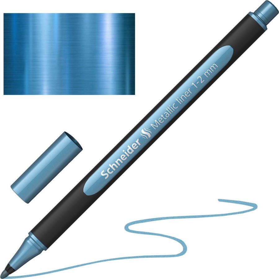 Schneider Schrijfwaren Schneider metallic liner Paint-it 020 1-2mm polar blauw metallic S-ML02001030
