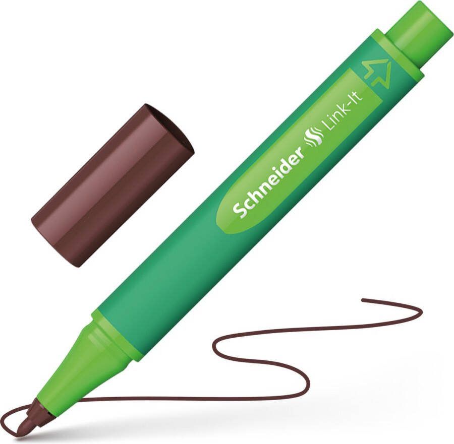 Schneider Schrijfwaren Schneider viltstift Link-It 1 0mm topaz-brown S-192018