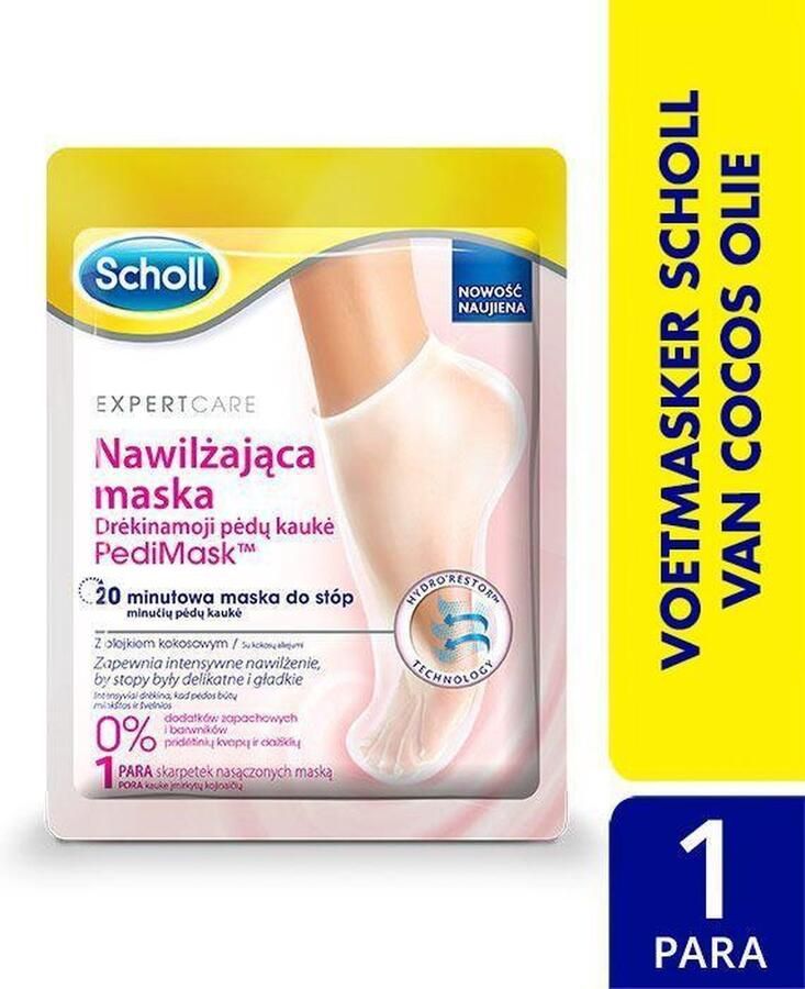 Scholl 4 x Paar Expert Care Moisturizing Socks For Stap Velvet Smooth voetverzorging
