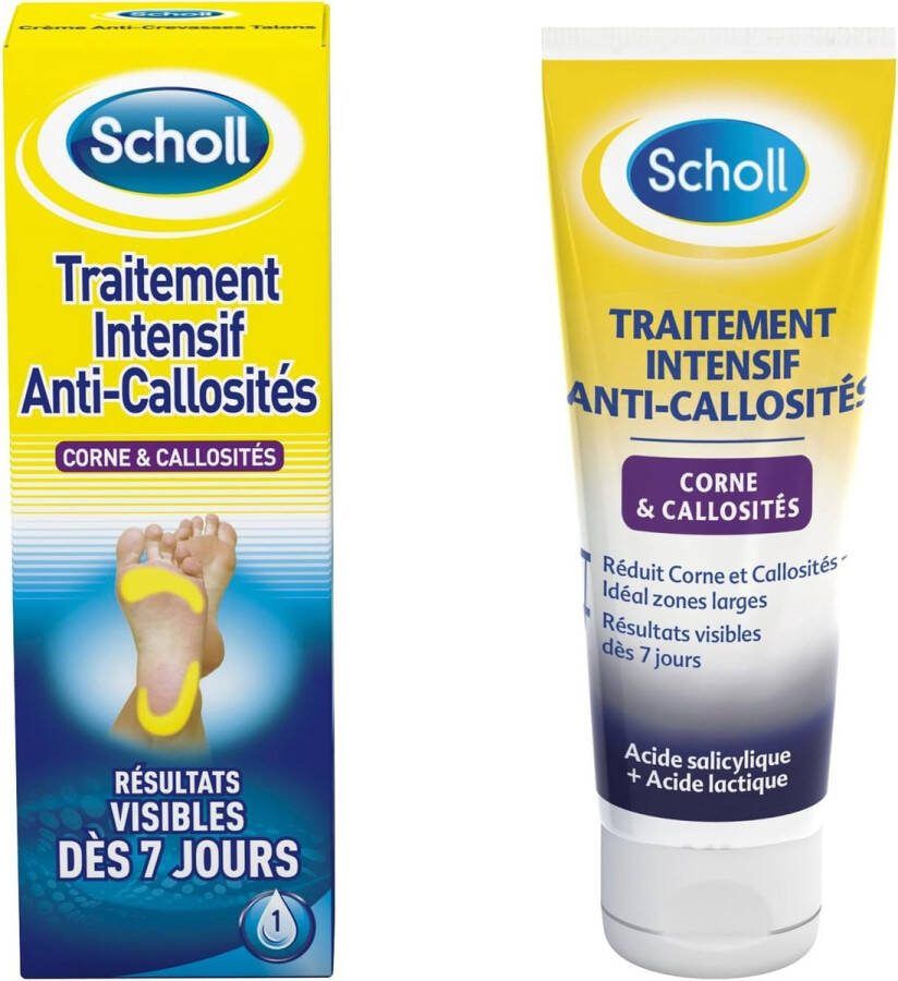 Scholl Voetcrème intensieve behandeling tegen eelt en hoorn 75 ml – Voetverzorging – Huidverzorging – velvet Smooth