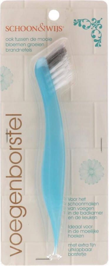 Schoon&wijs Voegenborstel schoonmaak artikelen voegen borstel badkamer borstel keuken borstel hoeken borstel