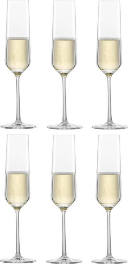 Schott Zwiesel Pure Fl�te Champagneglas 0.209 l 6 stuks