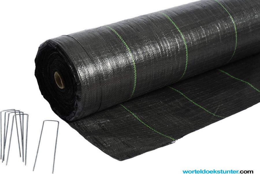 Schreuder E-Commerce Worteldoek 7 00 breed x 15 meter lang + 100 stuks gratis gronddoekpennen totaal 105 M2
